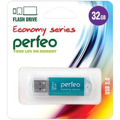 Флеш-карта Perfeo USB 64GB E01 Blue economy series